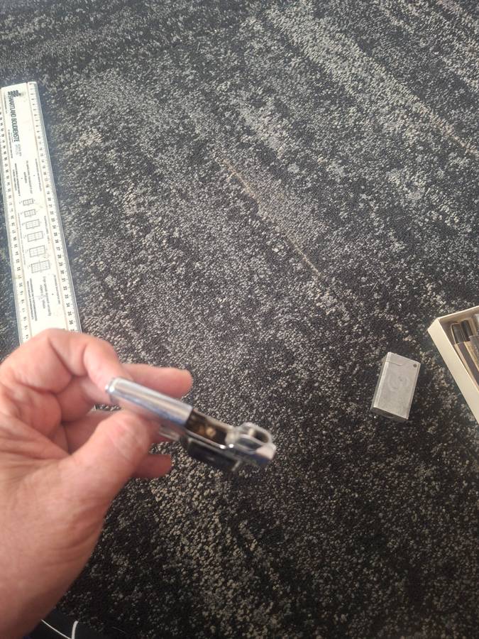 Vintage Fly-Pistol Lighter Semi Automatic Pocket