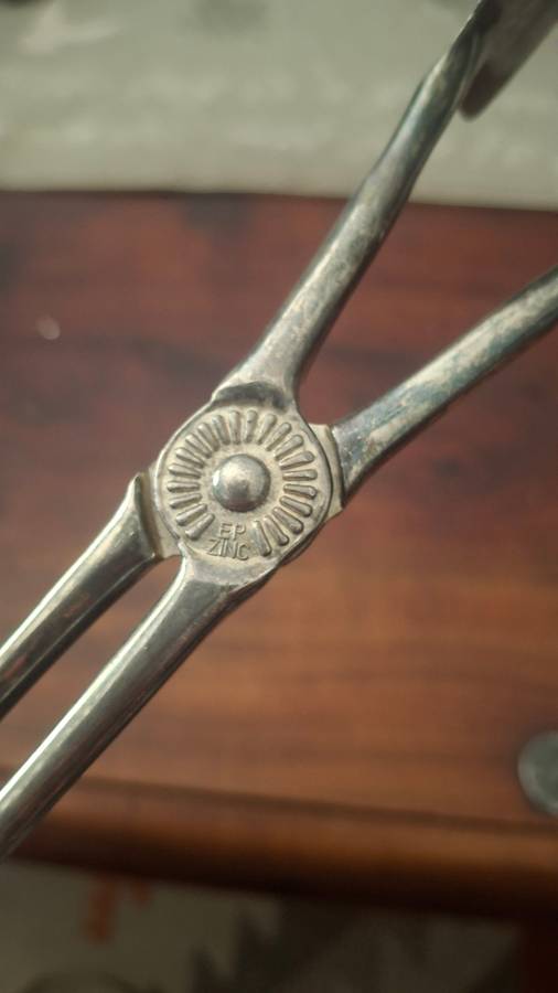 Vintage salad tongs