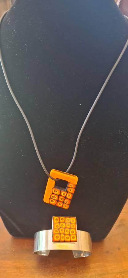 Murano bracelet with necklace