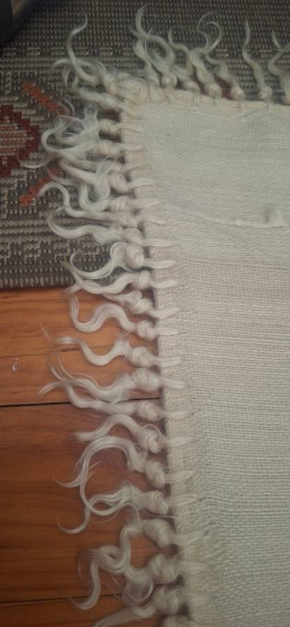 Vintage mohair table cloth