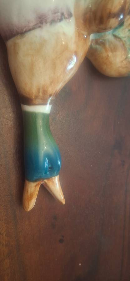 STUNNING VINTAGE BESWICK PORCELAIN WALL DUCK FIGURE No 596/3