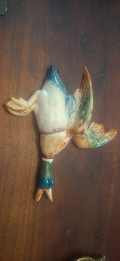 STUNNING VINTAGE BESWICK PORCELAIN WALL DUCK FIGURE No 596/3