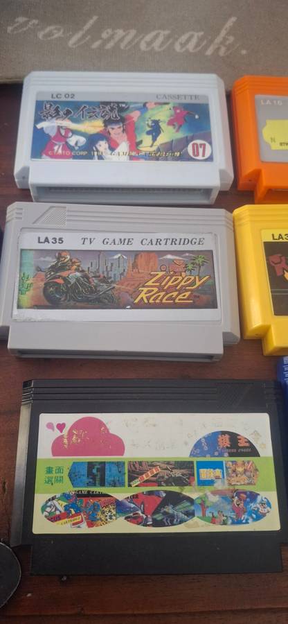 Tv game cartridges x 10