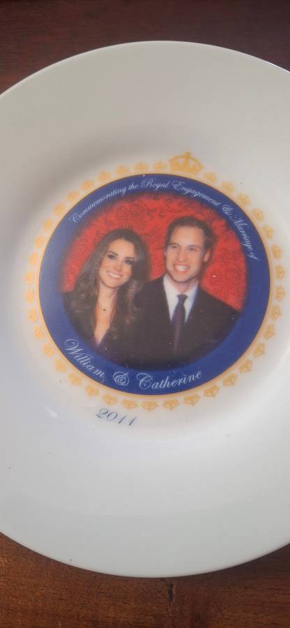 Prince William & Kate Royal Wedding Souvenir Plate