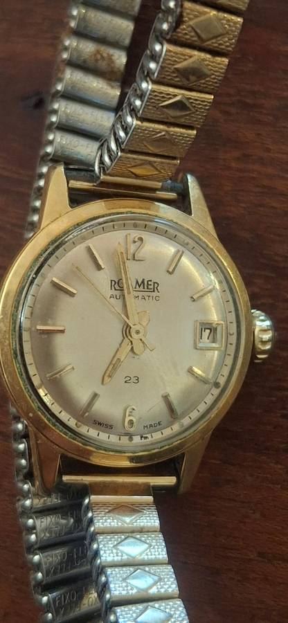 Roamer automatic 23 jewels ladies watch working