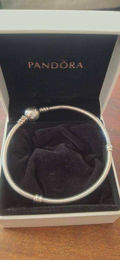 Pandora sterling silver bracelet disney