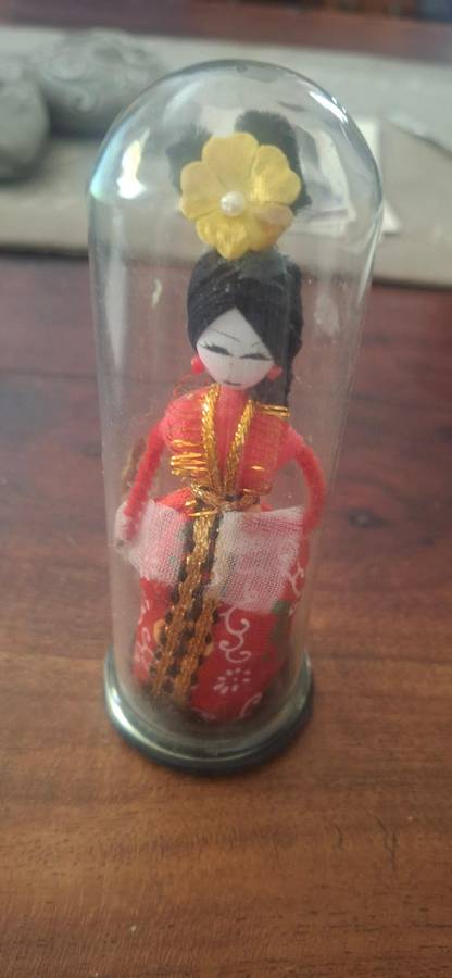 Small Chinese doll in dome