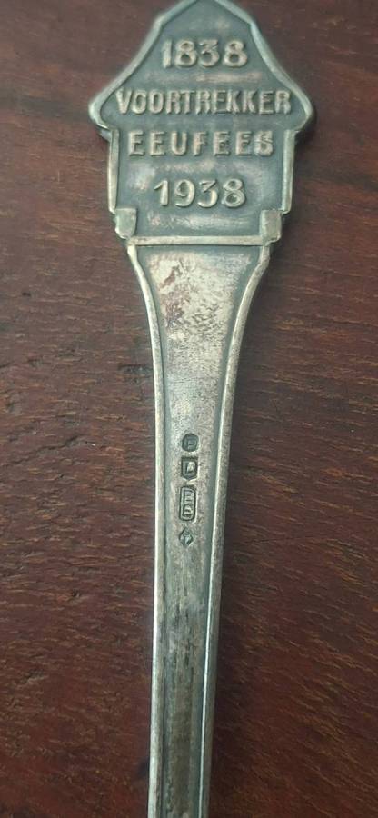 1838 - 1938 Voortrekker Eeufees Silver plated spoons