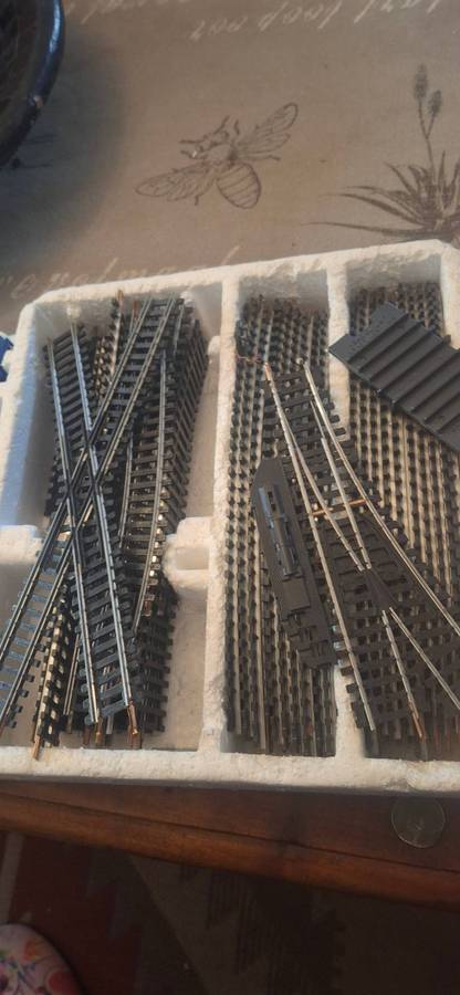 LIMA HO 1:87 SCALE-BLUE TRAIN SET