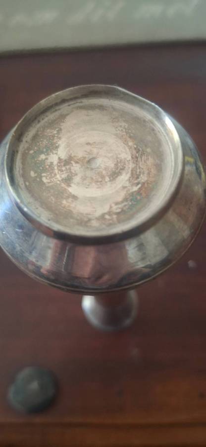 Metal vase vintage