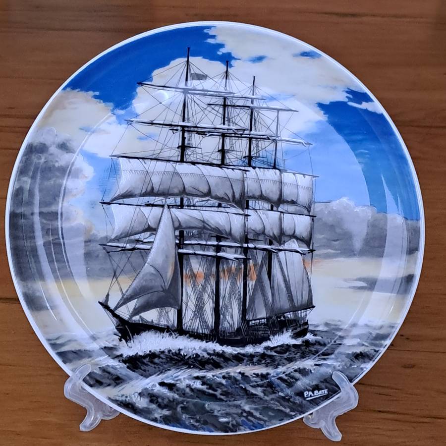 Royal Decor (South Africa) Ship Plate - Howard D. Troop