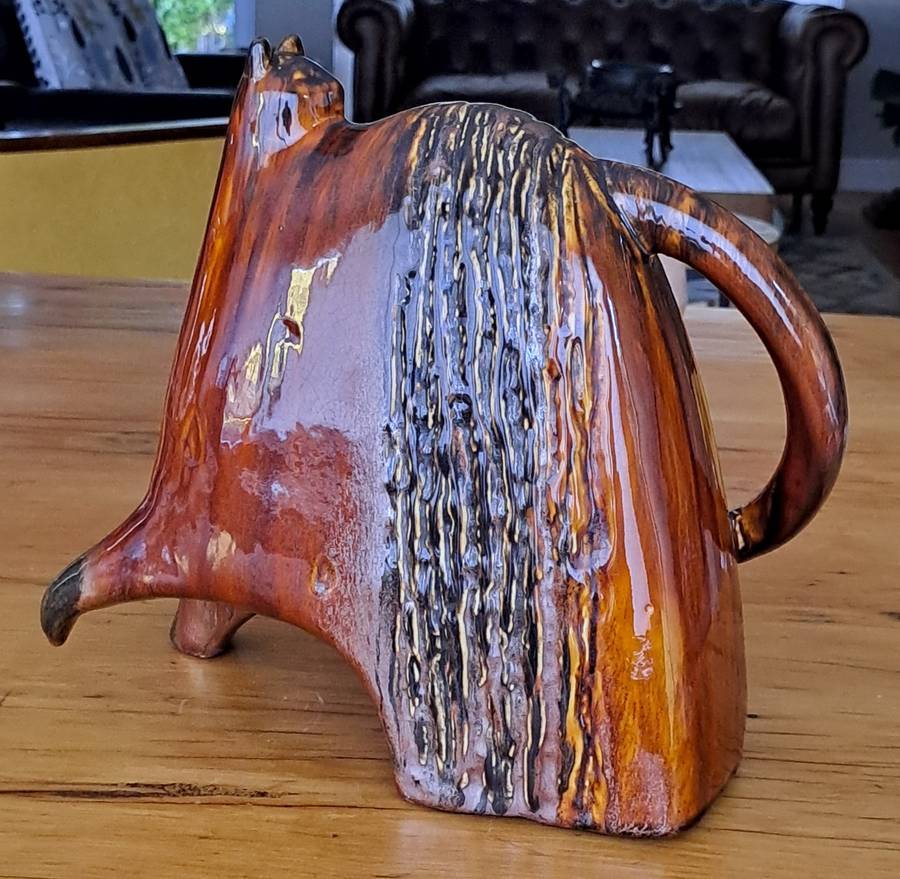 Abstract Pottery Cat