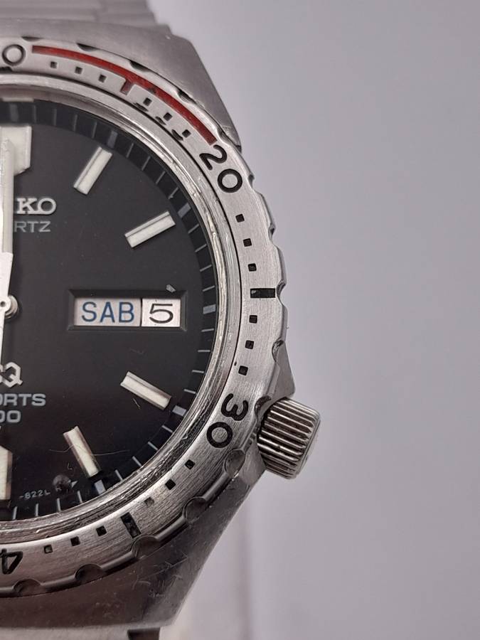Seiko SQ Sports 100 WORKING 35mm ex crown 41mm lug to lug