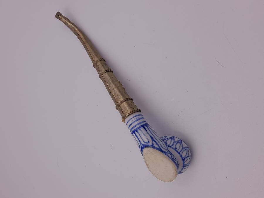 Ceramic tobacco head smoking pipe