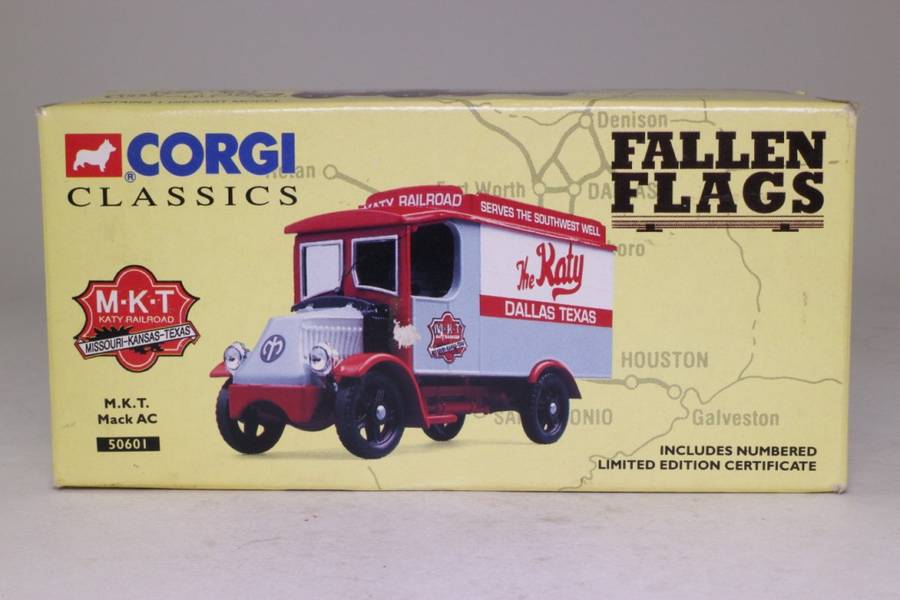 1920 Mack AC Van, MKT, Missouri-Kansas-Texas, Katy Railroad