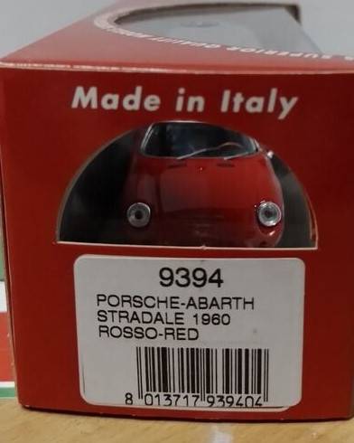 Porsche abarth street 1960 (red)