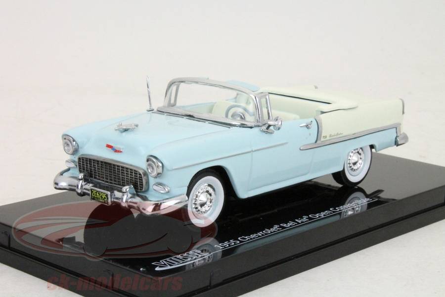 Chevrolet Bel Air Open Convertible 1955 sky blue