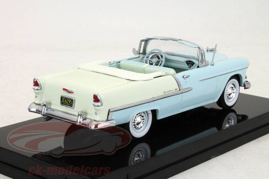 Chevrolet Bel Air Open Convertible 1955 sky blue