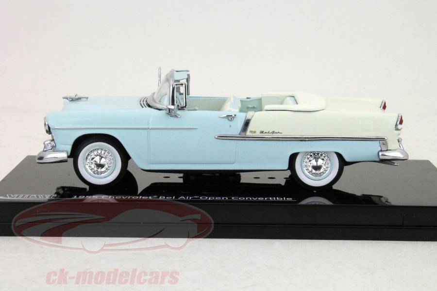 Chevrolet Bel Air Open Convertible 1955 sky blue