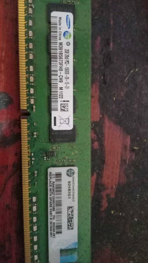 Assorted computer RAM modules