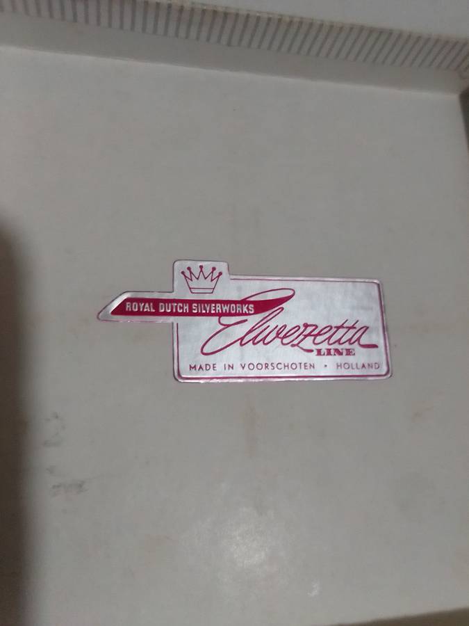 Vintage 2 x set's Elwezetta Dutch chrome plate Forks boxed. Wedding gift's that were stored.