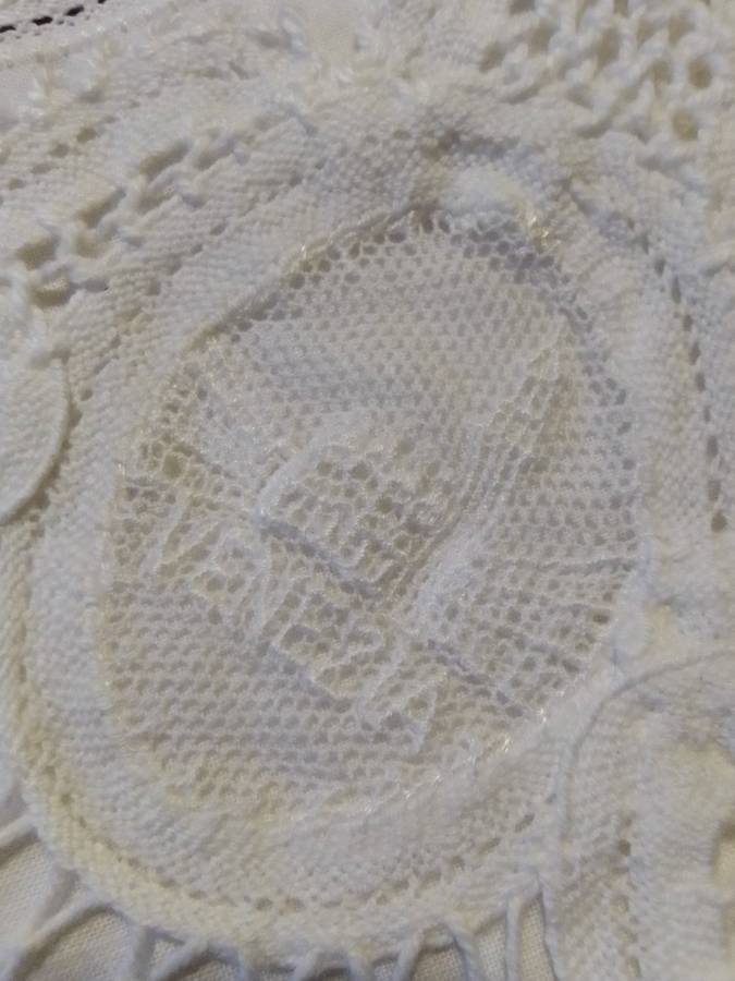 Vintage 2 lots. Women Cotton Handkerchiefs "Burgee Belgium" 1 monogramed "Venezia" 3 Other French