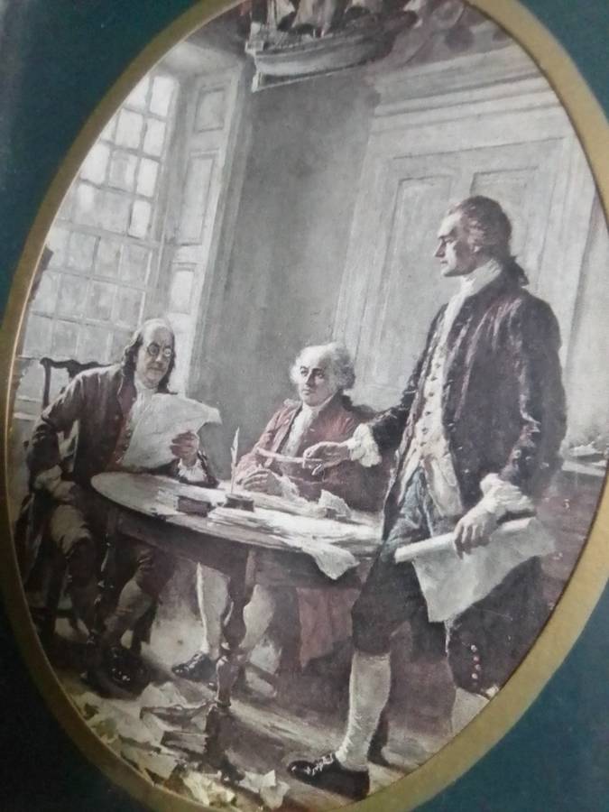 Medallion Wall Arts. Men at High finance and a musician earning his keep.