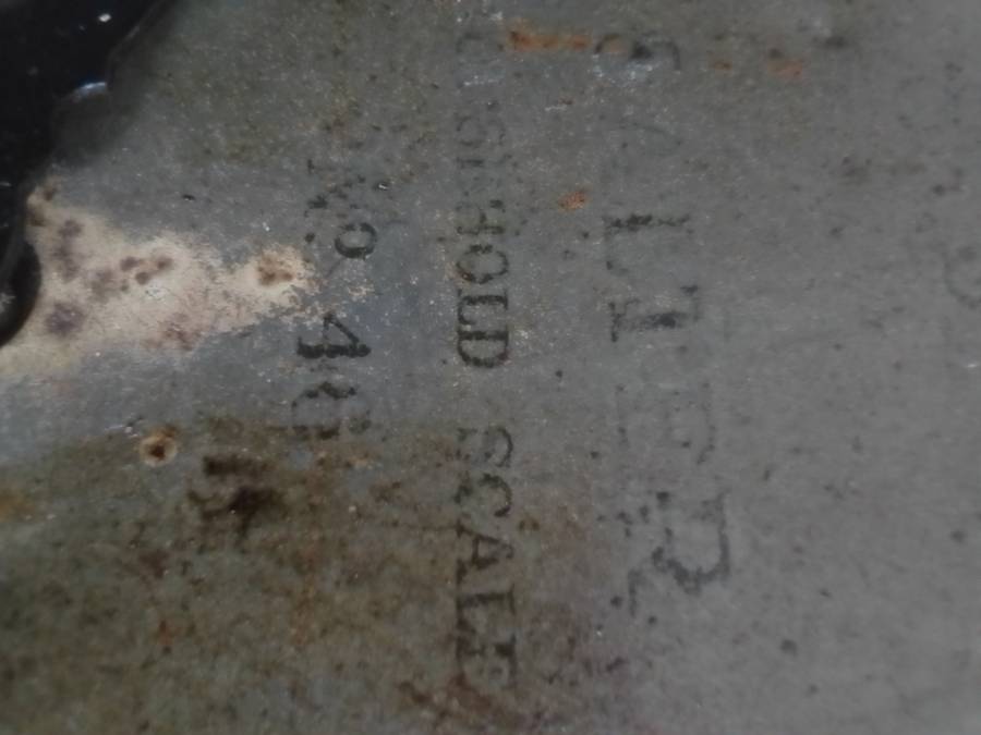 Antique 1930's Salter working rustic Cast Iron kitchen scale No46