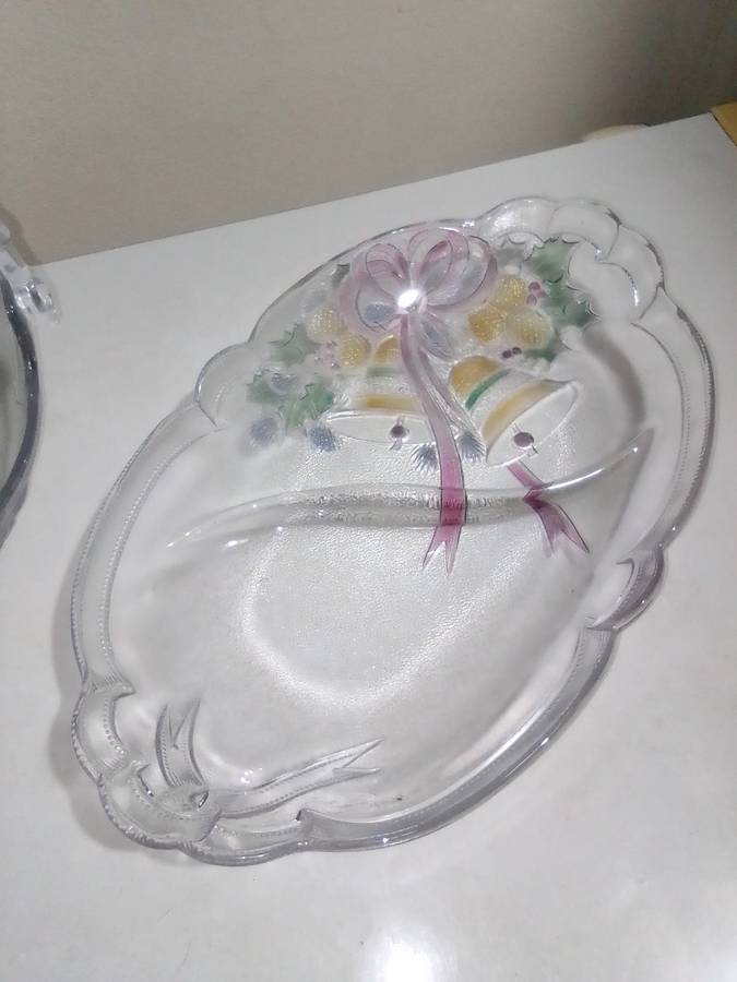 A Divided Relish Dish, Mikasa, Studio Nova, Festive Flower + Bowl with Handle. On eBay @ R1250-