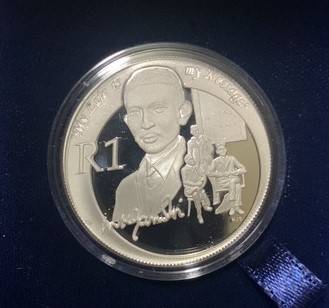 !!! Gandhi 2008 Protea Silver Proof !!!