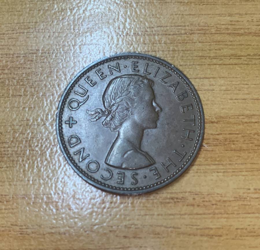 New Zealand 1958 One Penny