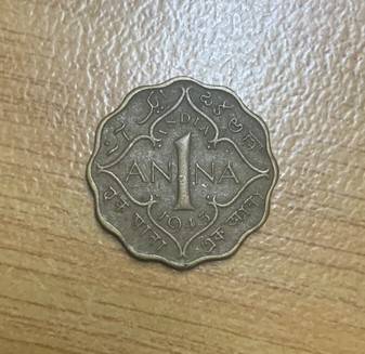 India 1 Anna - 1943