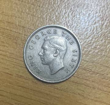 New Zealand 1951 Six Pence