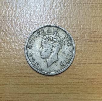 Southern Rhodesia 1950 Sixpence