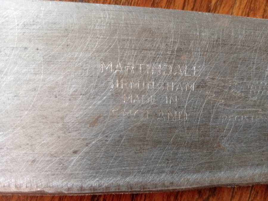 British Army style Martindale Machete and Leather Scabbard