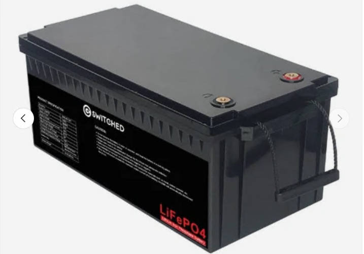 Switched 25.6V 100Ah 2560Wh LiFeP04 Battery SWD-8913-BT