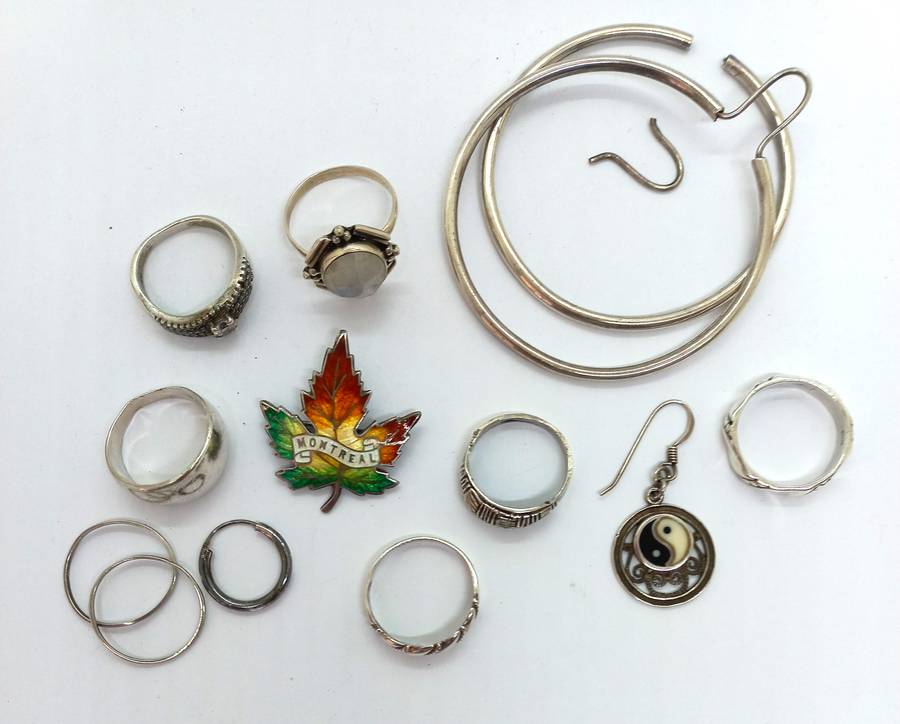 Sterling Silver & Silver Odd Lot  37g
