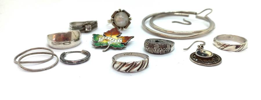 Sterling Silver & Silver Odd Lot  37g