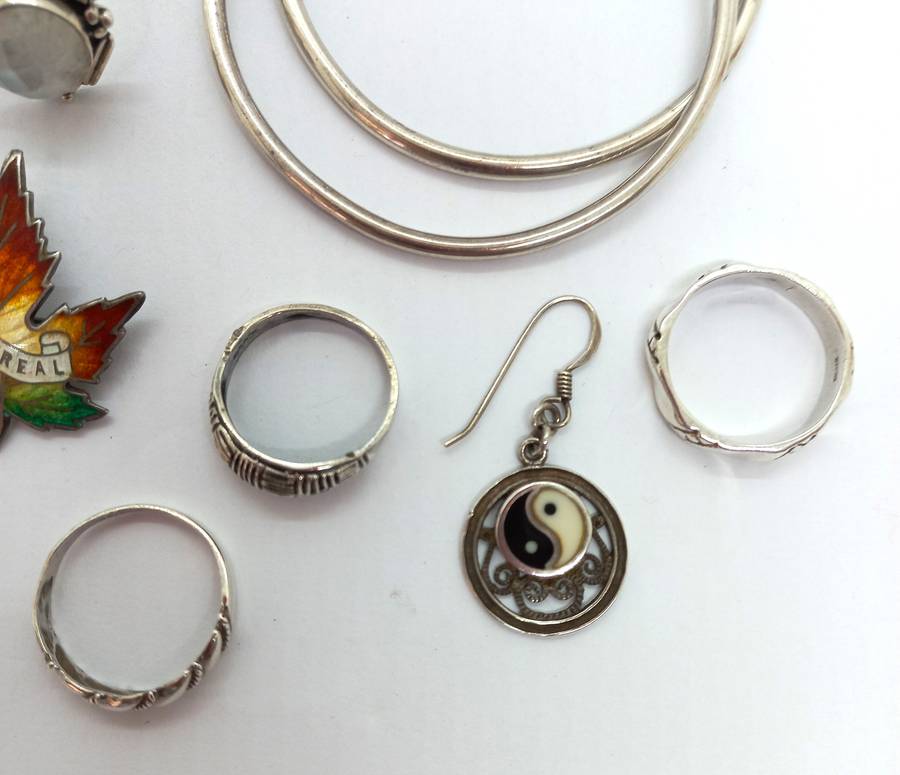 Sterling Silver & Silver Odd Lot  37g