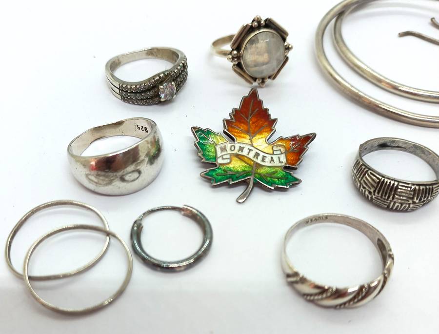 Sterling Silver & Silver Odd Lot  37g