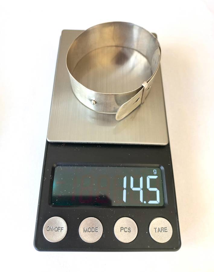 Wide Vintage Silver Cuff Bangle - 14.5g