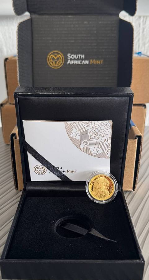 2025 GOLD 1/4oz R50 COIN - ODYSSEY OF THE SKY 1/4oz FINE GOLD 24KT - AS ISSUED FROM MINT SEALED
