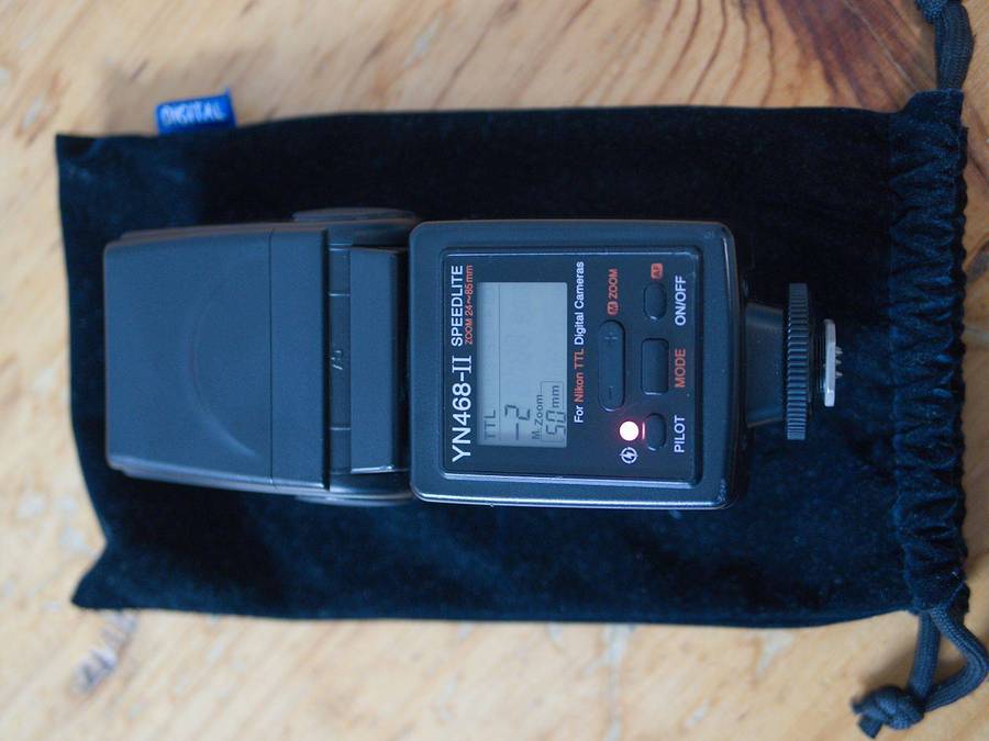 YONGNUO YN-468 (Mark II) iTTL Speedlight Flash (for Nikon)