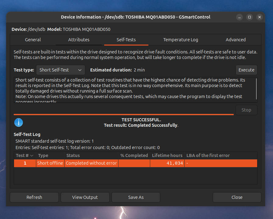 TOSHIBA 2.5" HDD - 500GB