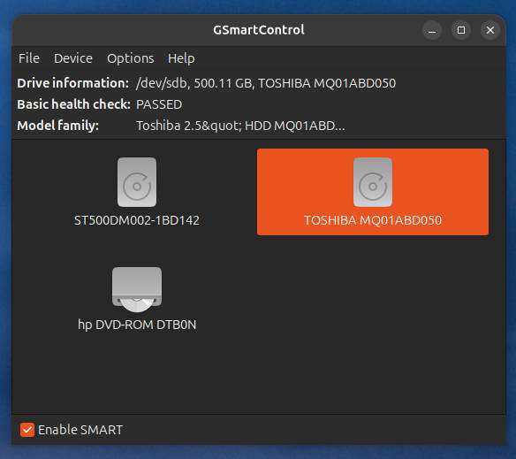 TOSHIBA 2.5" HDD - 500GB