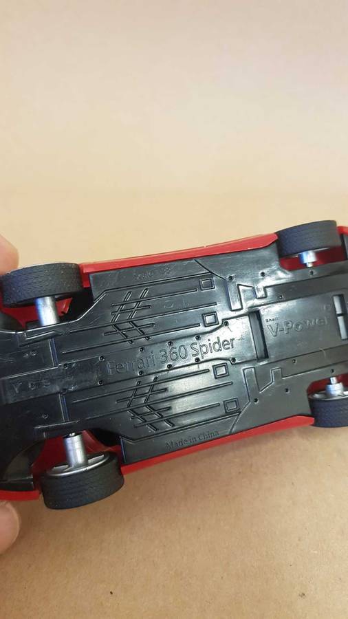 V-Power collectable Ferrari 360 Spider. Scale model. 1:38.