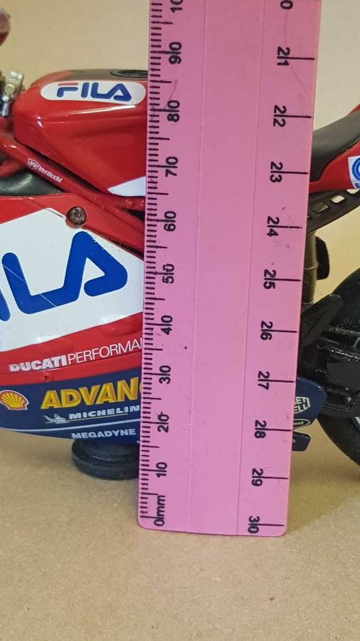 Toy racing motorcycle