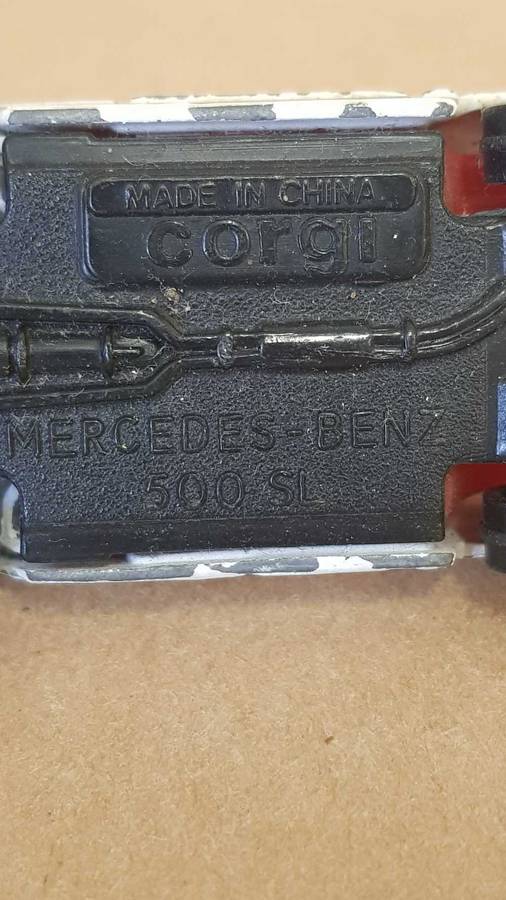Corgi Mercedes-Benz 500 sl. Well used.