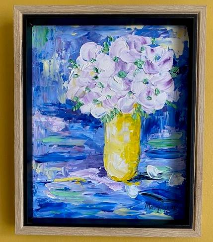 A White Bouquet, oil painting for Ann