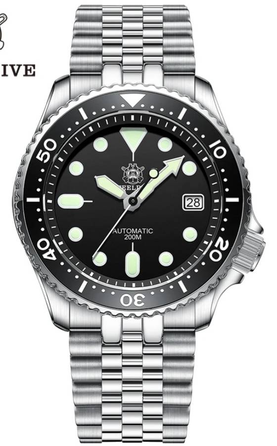 Steeldive SKX007 200m Diver-SEIKO NH35A 24 JEWELS AUTOMATIC MVT